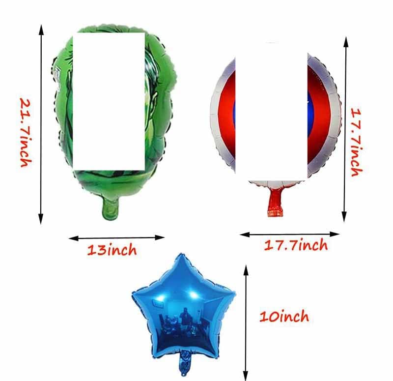 Hunters Geburtstags Deko,Coole Anime-Style Party Aluminiumfolienballons