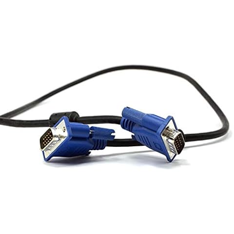 Jafsal Online VGA Cable - 15 Pin SVGA Male to Male Connector Cable- High Resolution Cable- Ideal For PC Monitor TV Projector Cable Lead- Compatible With any Display with 15pin VGA Port - 3 Meter Cover