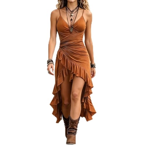 Robe bohème sans manches légère pour rester fraîche tout l'été