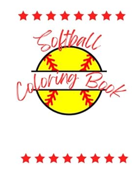 Paperback Softball Coloring Book