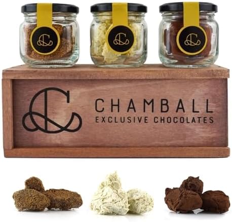 Chocolate Gift Box, 15 Belgian Chocolate Truffles with: Pistachio...