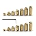 Universal Motorcycle Reusable Brass Wheel Spoke Balance Weights Refill for Super Motor,Dual Sport,Metric Cruisers,Vintage,etc (14)…