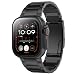 LULULOOK Titan Armband für Apple Watch Ultra 3/2/1 Armband 49mm, DLC Titanium Schwarz Grad 2 Ersatzarmbänder für iWatch Serie SE3 11 10 9 8 7 SE 6 5 4 3 2 1 46mm 45mm 44mm 42mm(Serie 3 2 1)