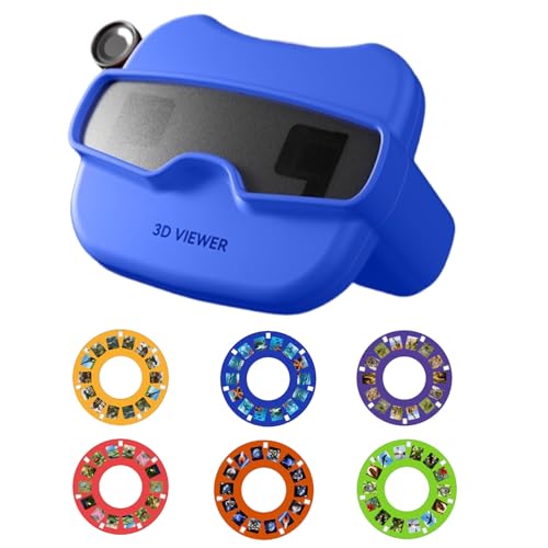 ViewNoculars Visor 3D para | Visor de carretes de explorador educativo para el aprendizaje y el descubrimiento | Juguete interactivo con discos de temática del océano | Juguetes
