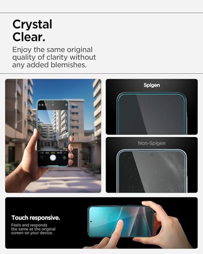 Image of Spigen EZ Fit Tempered Glass Screen Protector Guard For Samsung Galaxy A37 / A36 5G [2 Pack]