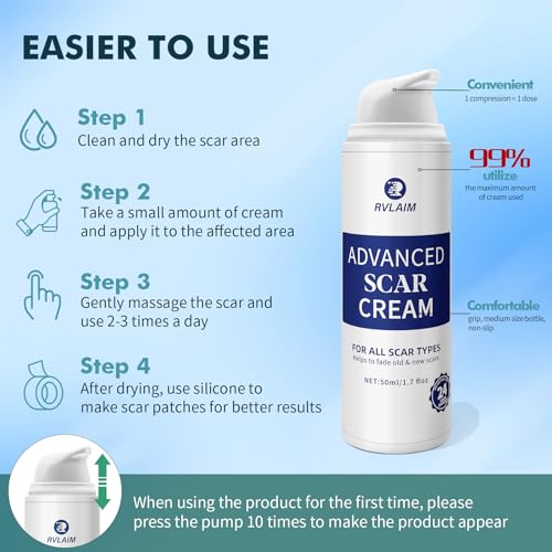 Rvlaim Scar Cream Gel, Advanced Silicone Scar Gel thumb #4