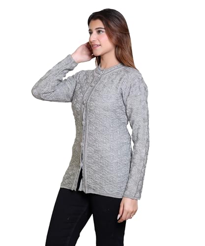 Image of Grand Line Winter wear Acrylic Lady Cardigan /Sweater for Casual and Evening outings