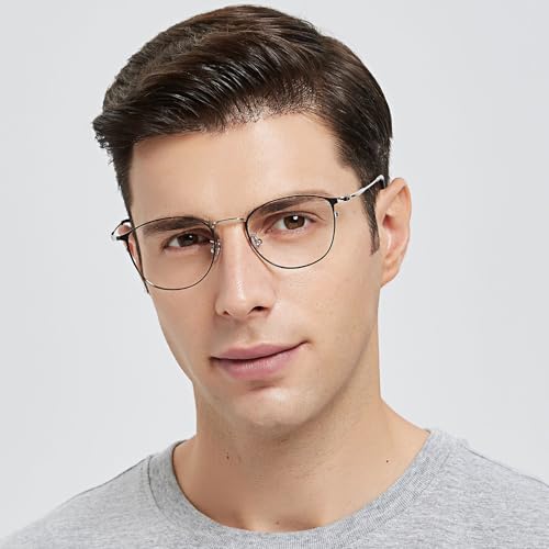 Image of Blue Light Blocking Glasses for Men Anti-Fatigue Computer Monitor Gaming Glasses Prevent Headaches Glasses
