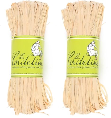 La Cordeline JN51 Raphia Naturel 150 g (Lot de 2)