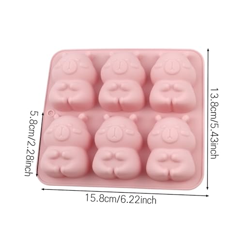 Molde de Silicona para Cubos de Hielo Animal Divertido miniatura 6