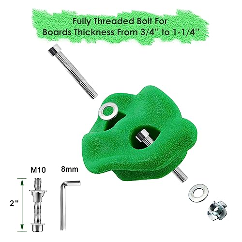 image for TOPNEW 20 PCS Rock Climbing Holds for Kids, Rock Wall Holds with 6.56 