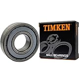 2PACK TIMKEN 6203-2ZC3 6203-2Z Double Metal Seal Bearings 17x40x12mm