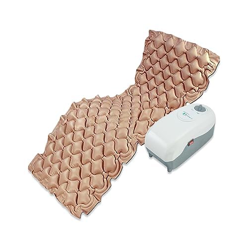Image of Air Mattress Therapy for Bed Sores Anti-Decubitus|Bubble Mattress| Anti-Bedsore Air Mattress with Compressor Inflatable Air Bed (Cream)
