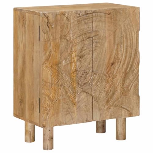 Aparador de madera maciza de mango con acabados artesanales para un comedor sofisticado 2