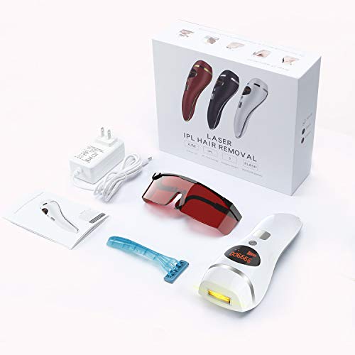 IPL Hair Removal for Women and Men, Permanent Laser Hair Removal System Upgrade 999,900 Flashes Painless Professional Hair Remover Treatment Wholebody Home Use