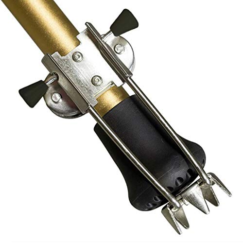 Ophjerg Stainless Steel Crampons Cleat Ice Gripper for Safer Walking in ice & Snow and Claw Crutch Hiking Climbing Tool