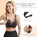 2 Pack Nursing Bras for Breastfeeding, Seamless Maternity Bras Pregnancy Wireless Bralettes with Extra Extender (Black Nude XXXL)