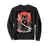 Photo Gallery artistico samurai tema gatto zen estetico samurai ninja cat felpa Photo Gallery artistico samurai tema gatto zen estetico samurai ninja cat felpa