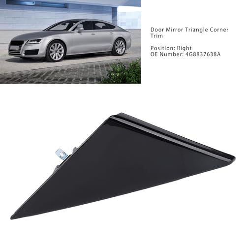 Embellecedor de cubierta triangular para espejo retrovisor exterior de plástico antiarañazos 4