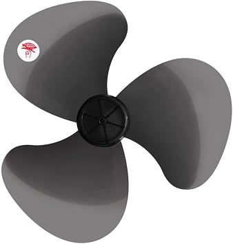 LIFKOME 16 Inch Replacement Fan Blades with Nut Cover 3-Blade Plastic Fan Blades for Household Table and Standing Fans Easy Install Accessory for Cooling