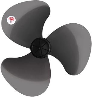 LIFKOME 16 Plastic Fan Blade Leaves Universal Household Standing Fan Table ner Replacement Part Plastic Blade Replacement Leaves with Nut Cover Household Standing