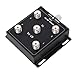Dpofirs 4-Way Coaxial Remote Antenna Switch, 1.8MHz-60MHz 500W Pep with SO-239 Connector, Support +12V Control Voltage