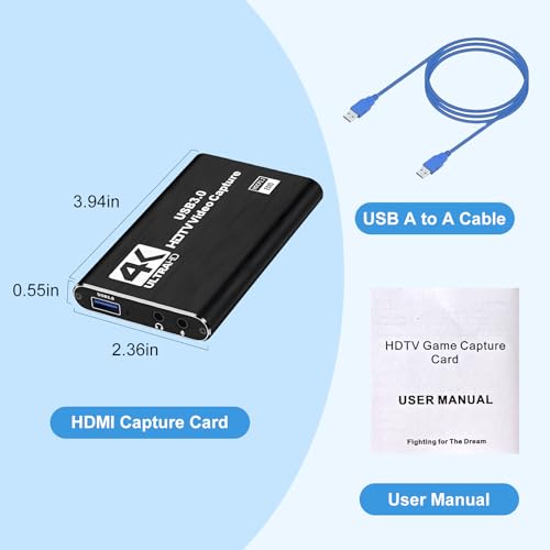 Image of 4K Capture Card Game Capture Card 1080P 60FPS for Streaming