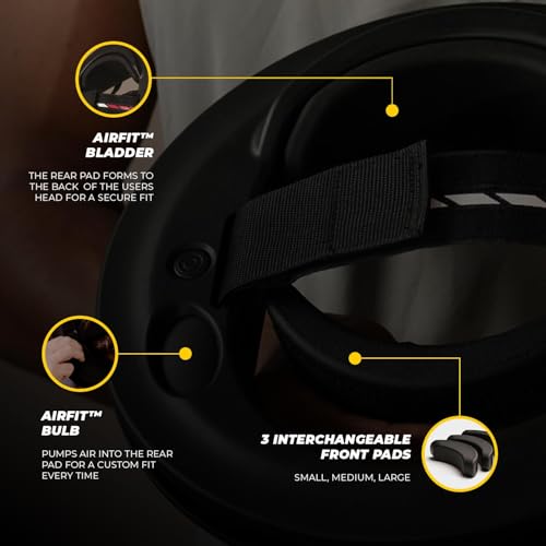 Iron Neck - Advanced Neck Trainer, Strengthener, Exerciser, & Rehabilitation Device to Relieve Pain & Improve Posture - Workout & Strength Training Equipment, Home Gym Accessories for Men