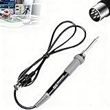 FX-8801 Replacement Soldering Iron Handle with Built-in Anti-Static Design for HAKKO FX-888D FX-888 and FX-889 Soldering Station 26V 65W, Electronic Repair, PCB Soldering