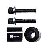 kashaipu Car/Truck Seat Lift Spacer Heighten Rise Raise Driver/Passenger Seats Fits for Honda Toyota Kia Hyundai Nissan Lexus Subaru Mazda (+3cm 2pcs not 4pcs, Black)