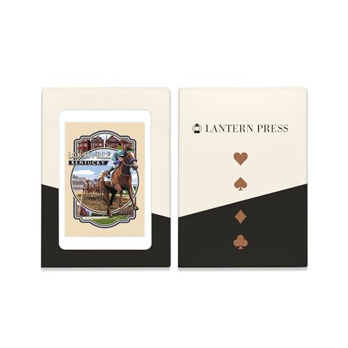 Lantern Press Louisville Kentucky Naipes Póker 52 cartas miniatura 4