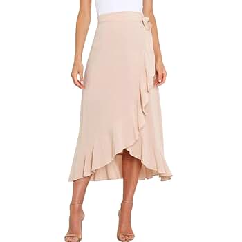 MEDI TROMPE L’OEIL RUFFLE SLIT SKIRT セール】MEDI TROMPE L'OEIL RUFFLE SLIT SKIRT（スカート