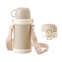 2way ステンレス製キッズボトル 600ml (ミルクティー) Amazon.co.jp: 2-Way Stainless Steel Kids Bottle 600ml (Milk Tea
