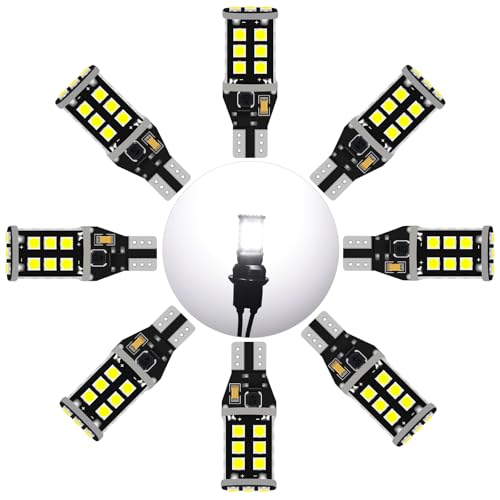 Alopee 8 Stück Glühbirne 921906 weiße Glühbirne 12-24V Boot Wohnmobil Leselampe Solarlicht Ersatzbirne