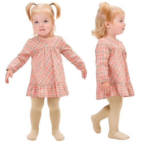 Image of Stelle Toddler Girls Tights Baby Cable Knit Stockings Thick Cotton Legging
