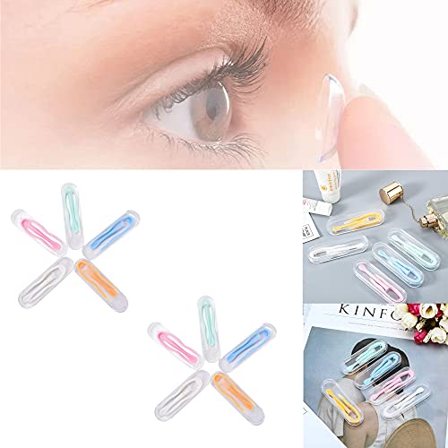 10 Pcs Pinces pour Lentilles de Contact Pinces a Lentilles de Contact Lentilles de Contact avec Pinces et Ventouses pour Lentilles de Contact avec Boîte pour Voyage - Image 6