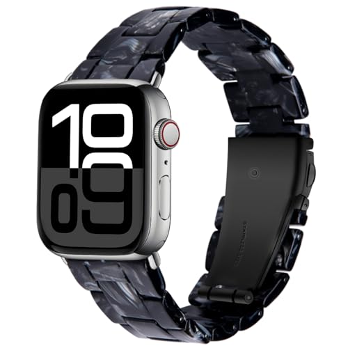 �Ή� Appe Watch 10/3/2/1 �o���h ������ �h���h�� ������ ���h�~ �y�� �A�b�v���E�H�b�` 38 �x���g ��p �����o���O�� �r�W�l�X Apple Watch �o���h 38mm �u���b�N �u���b�N�����o�b�N��