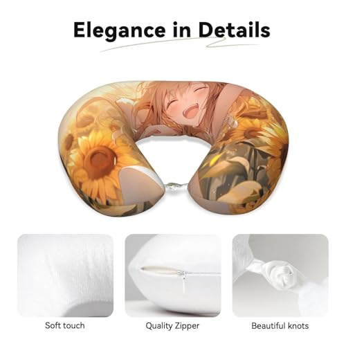 Almohada cuello espuma viscoelástica tamaño único miniatura 4
