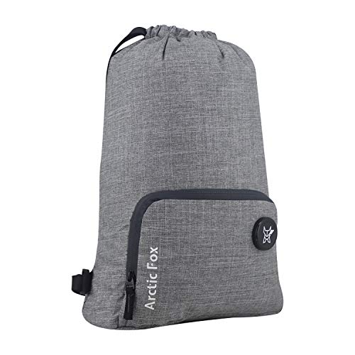 Image of Arctic Fox 15 Liters Draw String Bag Static Grey Backpack