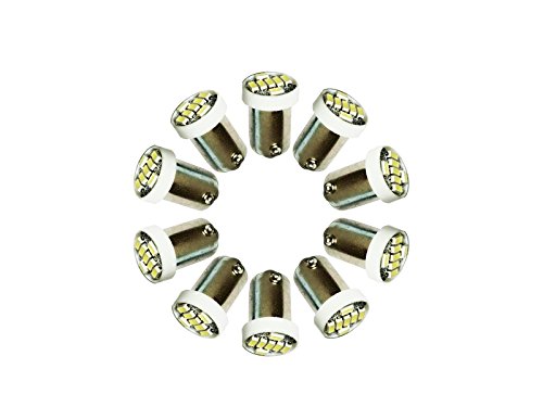 NJYTouch 10 X Bianco Freddo 7SMD 3014 BA9 BA9S
