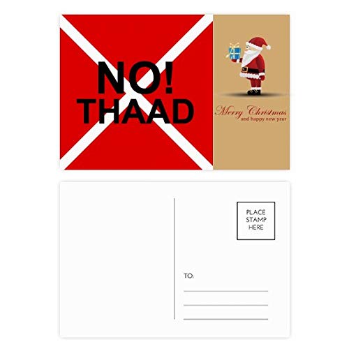Cartes postales No THAAD Pacifism War Against Père Noël pour collectionneur engagé