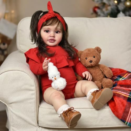 Muñeca Reborn iCradle Realista 26 Pulgadas de Silicona miniatura 5