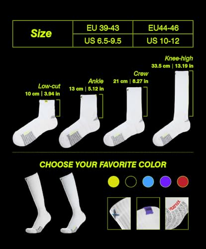Basketball Socks for Men, Performance Cushioned Men's Athletic Knee High Socks, Anti-Slip Sports Socks 5