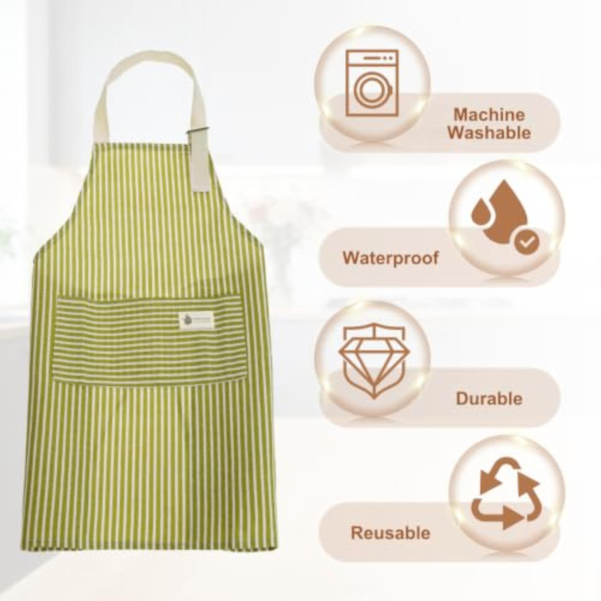 Kitchen Cooking Aprons Adjustable Art