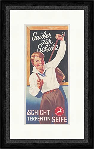 Faks_Posterwelt 406 Turpentine Soap Boy Hygiene Poster Deer