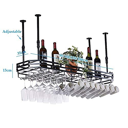 Casier à vin plafond réglable pour optimiser les petites cuisines