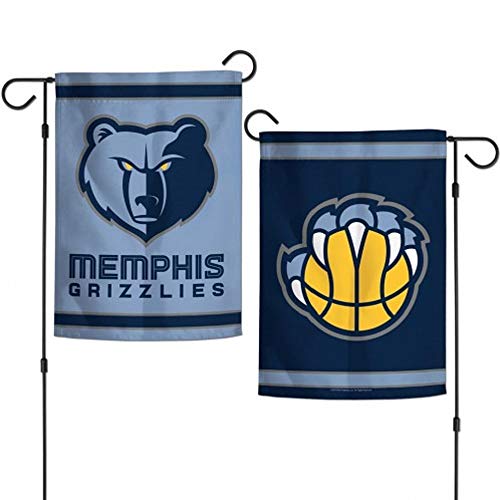 Drapeau Memphis Grizzlies double face résistant aux intempéries couleurs officielles