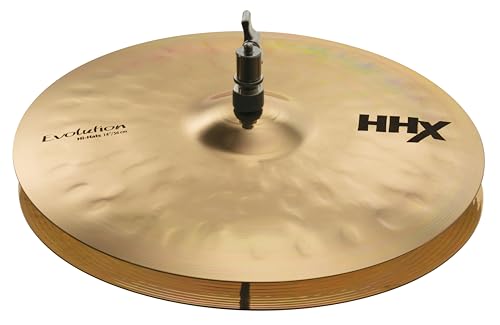 SABIAN 14' HHX Evolution Hi-Hat Cymbals, Brilliant Finish