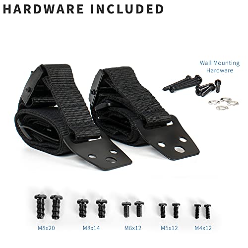 image for VIVO TV Anti-Tip Heavy Duty Dual Cable Kit, Non Tipping Safety Straps 