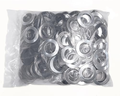 Kit 30 Pares Ilhós de Cortina Quadradado ou Redondo para Varão de 28mm Grosso Cromado (Redondo Croma